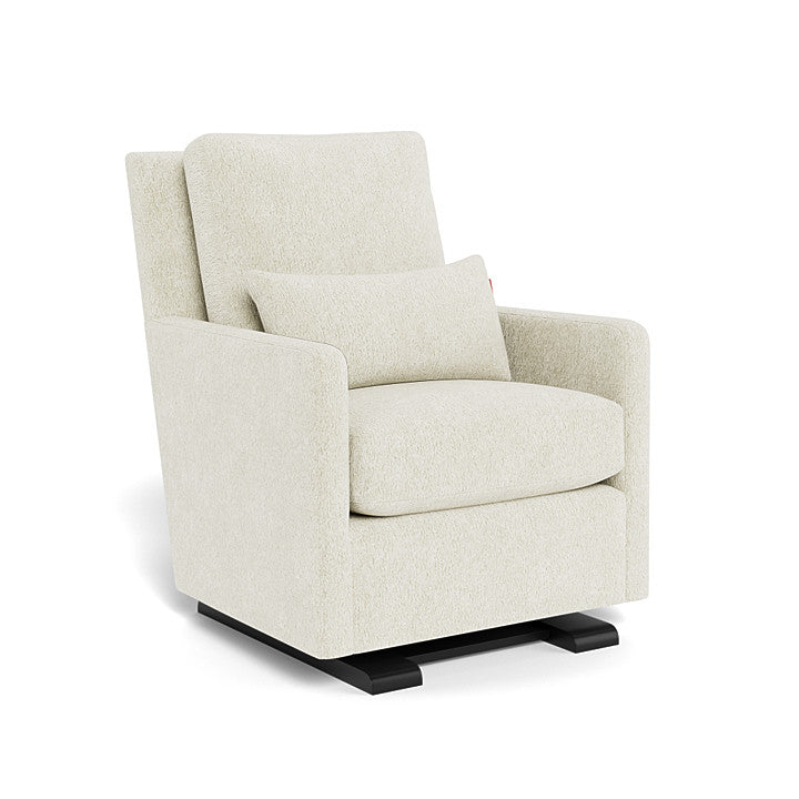 MONTE DESIGN Como Glider Special Edition - Faux Sheepskin Fabric / Espresso Base