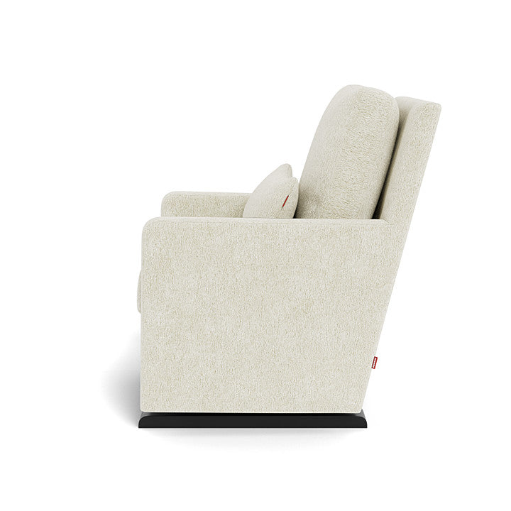 MONTE DESIGN Como Glider Special Edition - Faux Sheepskin Fabric / Espresso Base