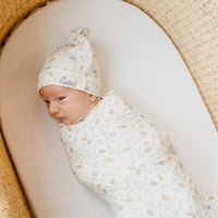 Thumbnail for COPPER PEARL Arlo Swaddle Blanket