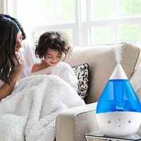 Thumbnail for CRANE 4-in-1 Top Fill Drop Cool Mist Humidifier w/ Sound