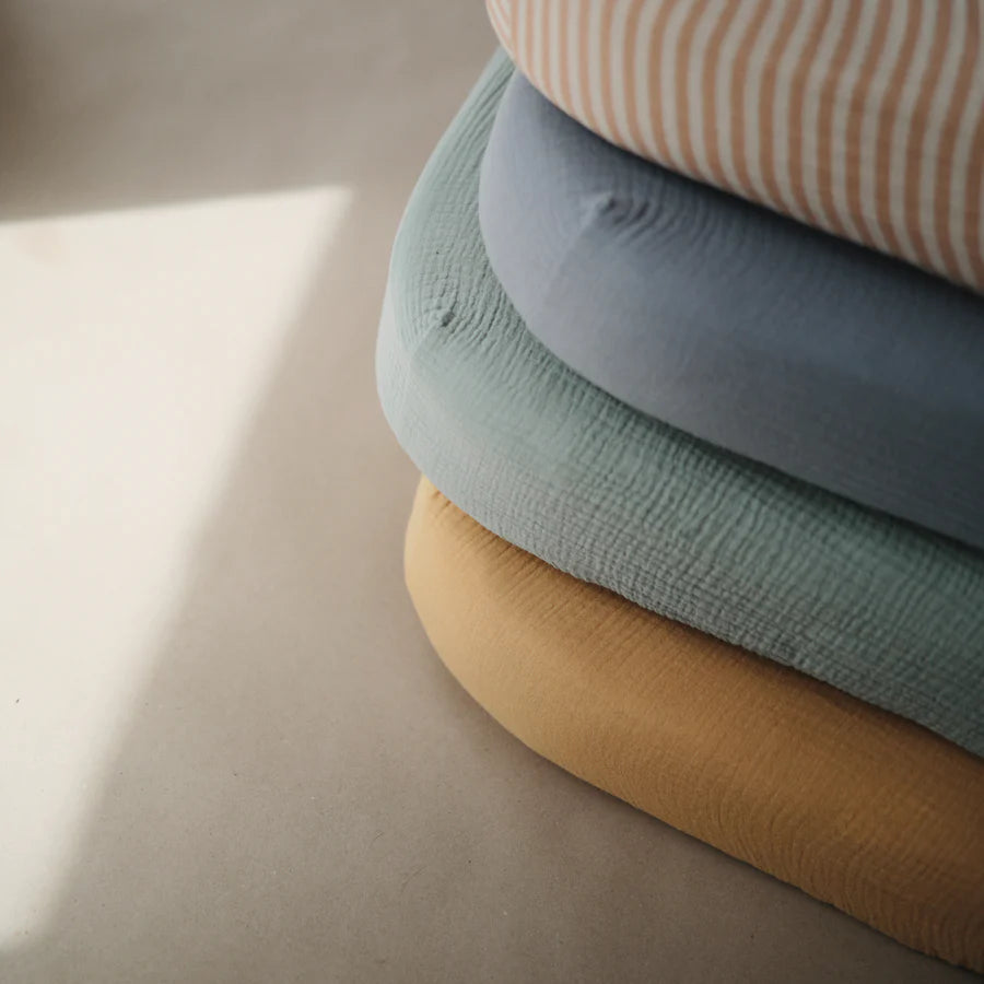MUSHIE Extra Soft Muslin Crib Sheet