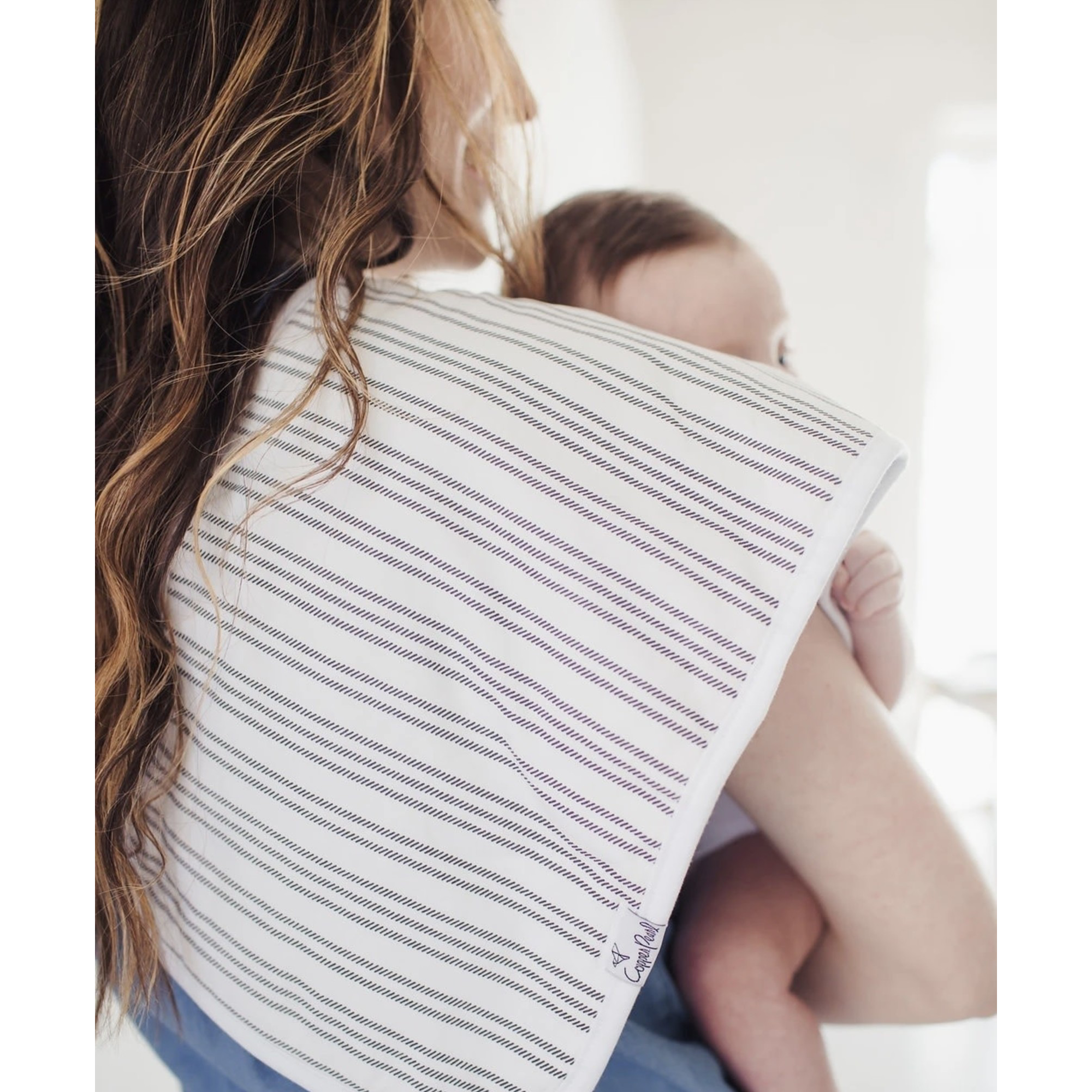 COPPER PEARL Chip Burp Cloth