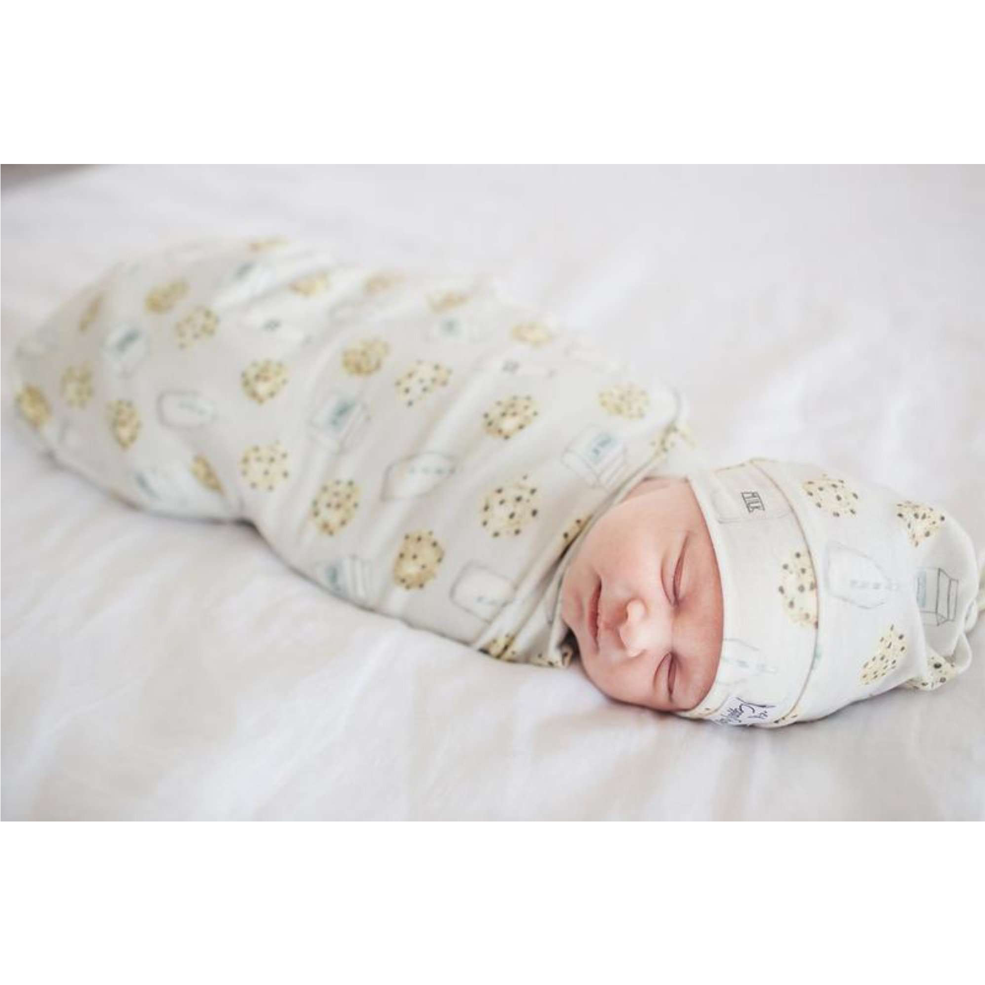 COPPER PEARL Chip Top Knot Hat