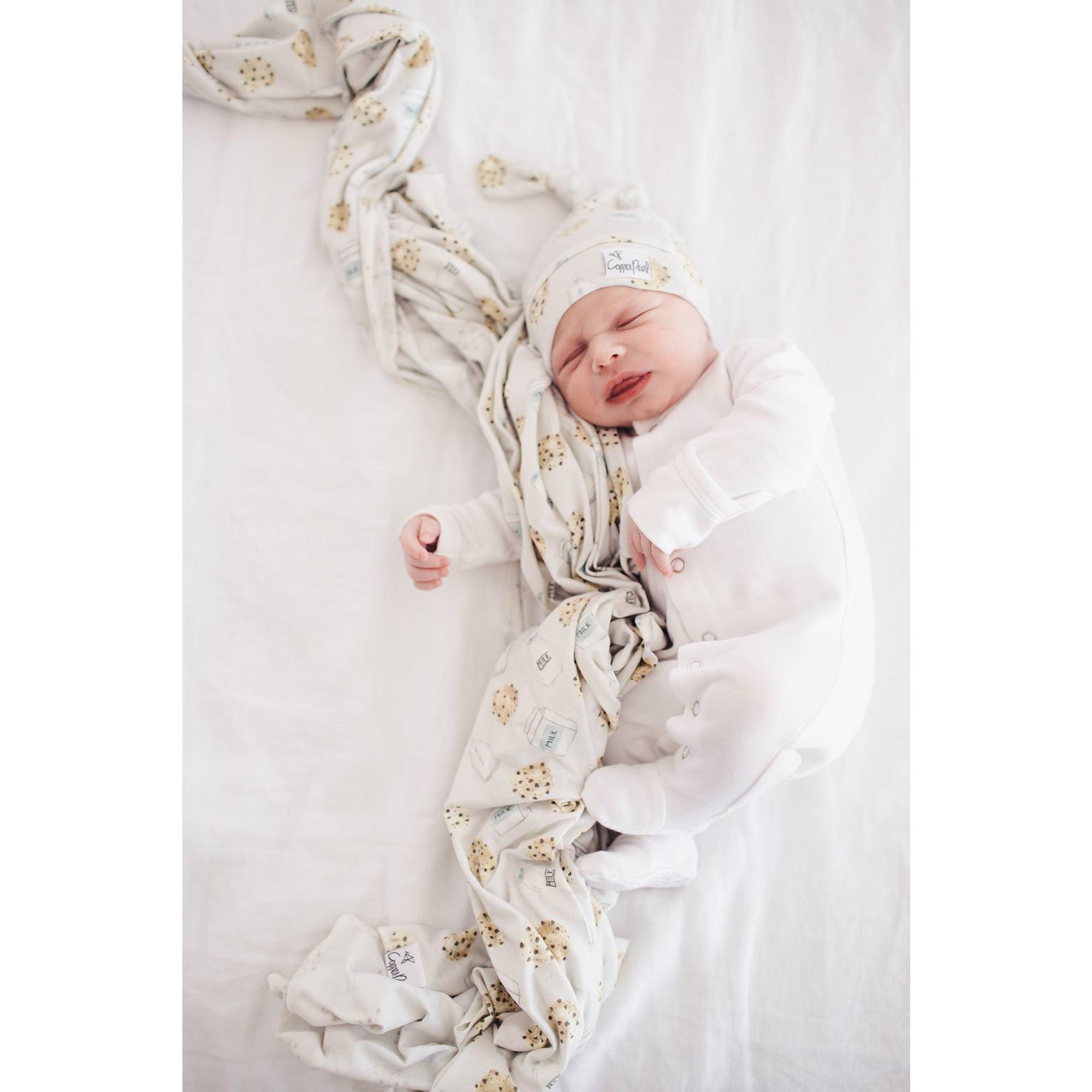COPPER PEARL Chip Swaddle Blanket