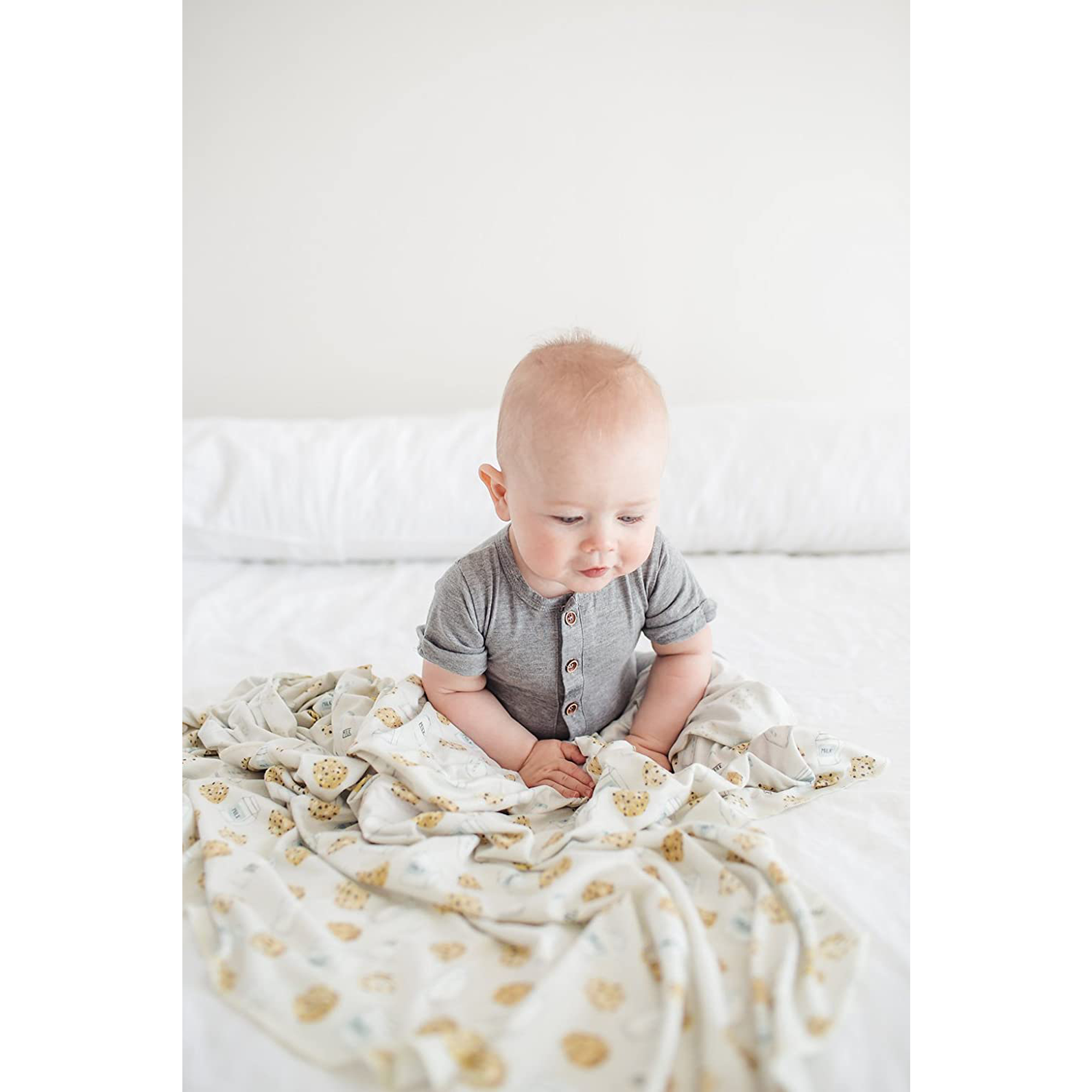 COPPER PEARL Chip Swaddle Blanket