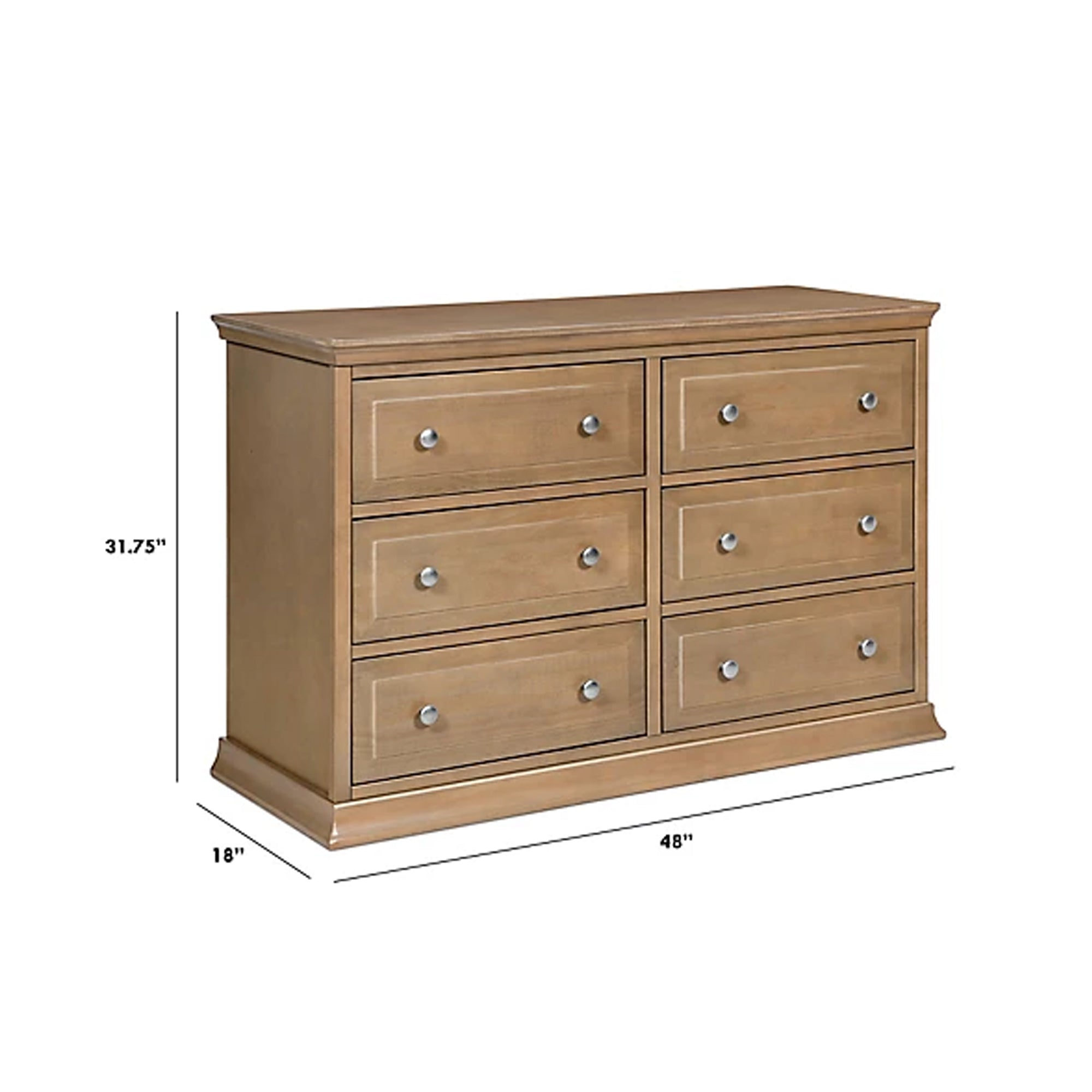 Commode double à 6 tiroirs DAVINCI Signature