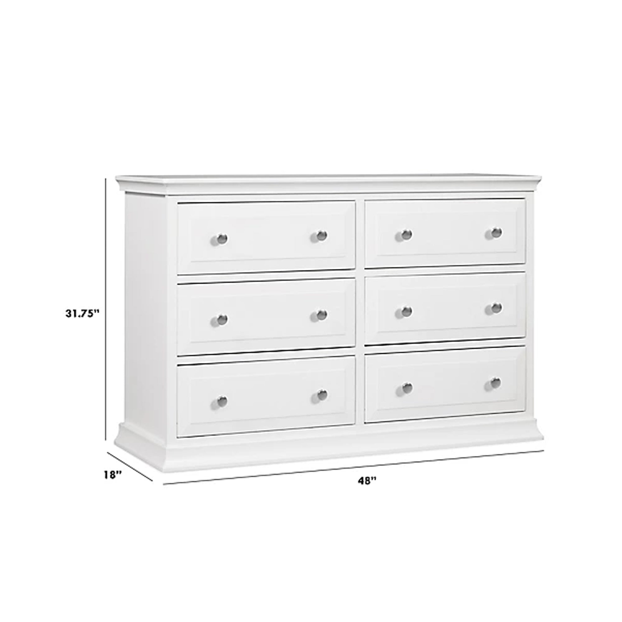 Commode double à 6 tiroirs DAVINCI Signature