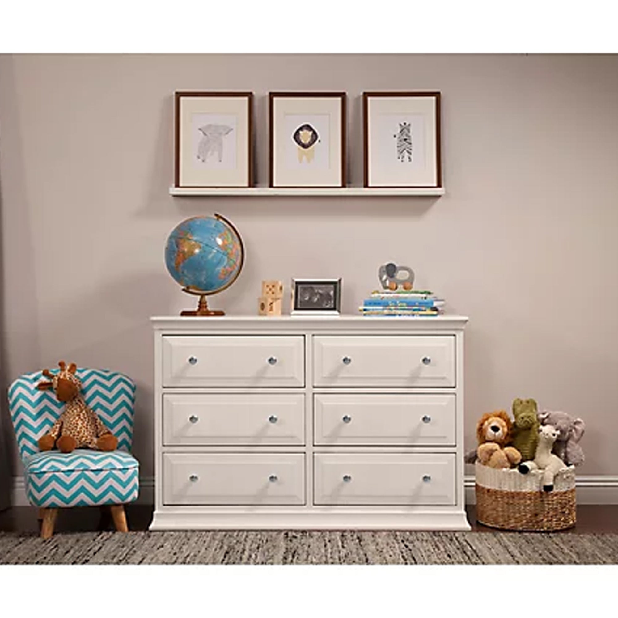 Commode double à 6 tiroirs DAVINCI Signature