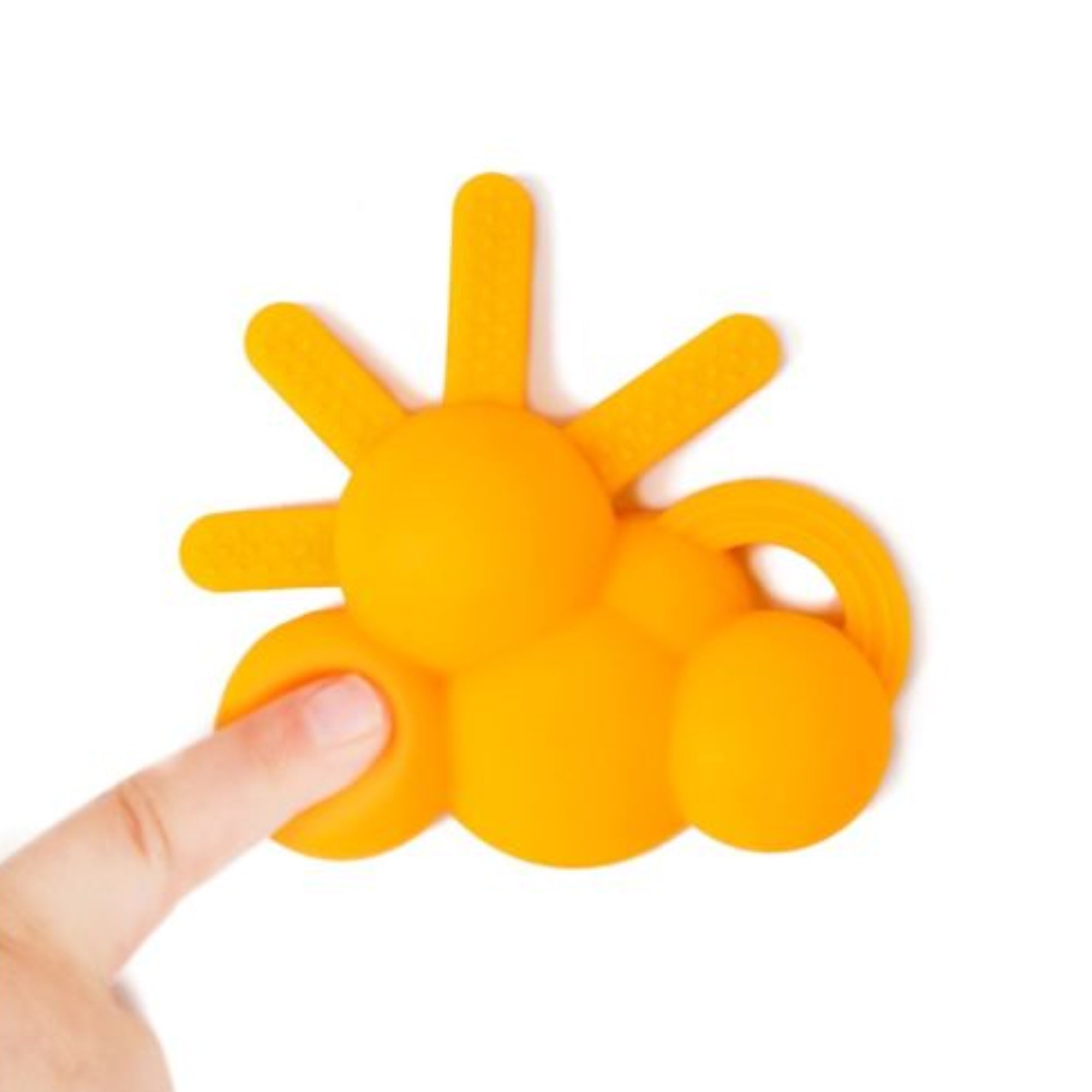 DODDLE &amp; CO - Anneau de dentition à mâcher Hello Sunshine + Ressemble à la pluie