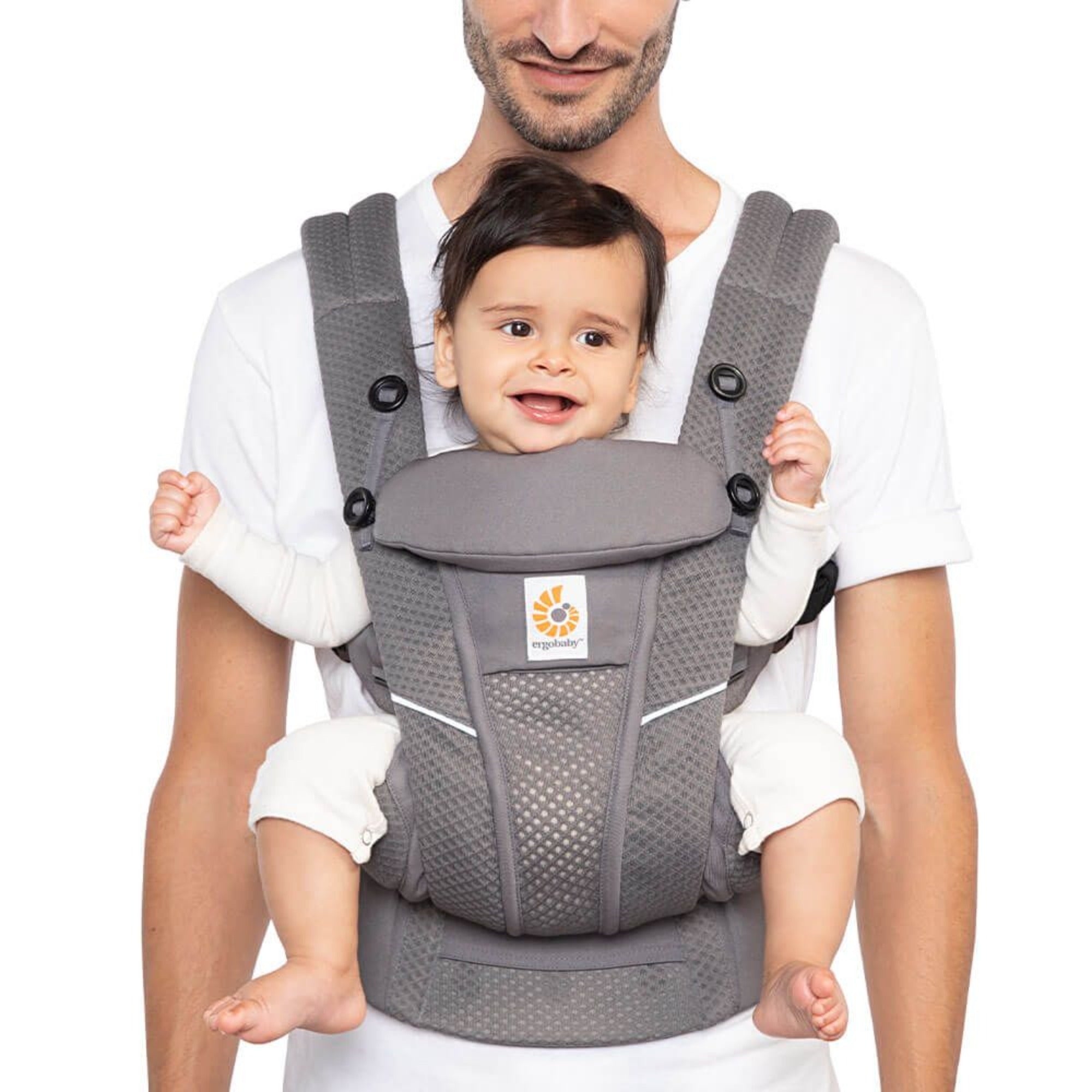 ergobaby OMNI breeze air flow グレー OMNI Breeze / オーシャングレーウィーブ | エルゴベビー