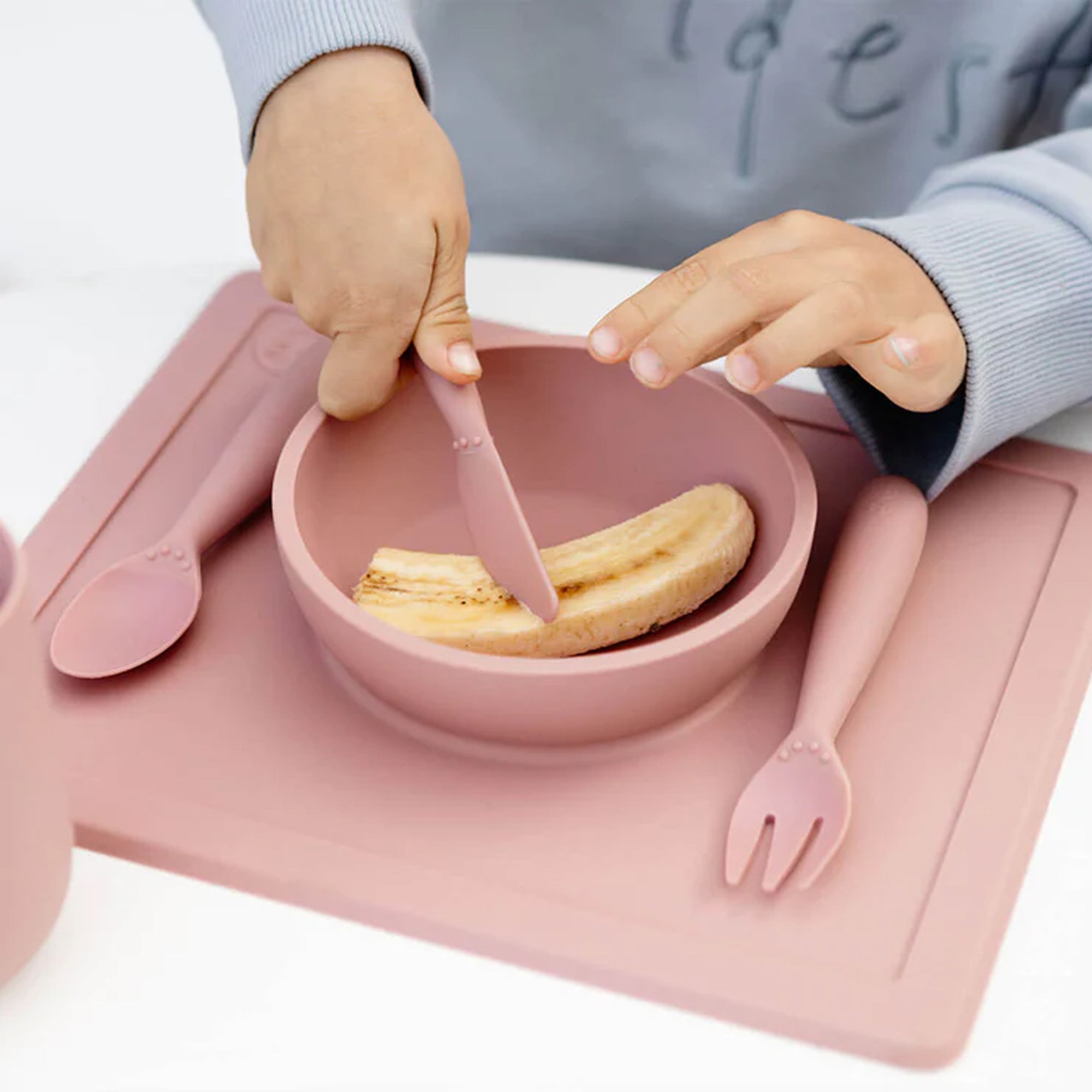 EZPZ Happy Utensils - Blush