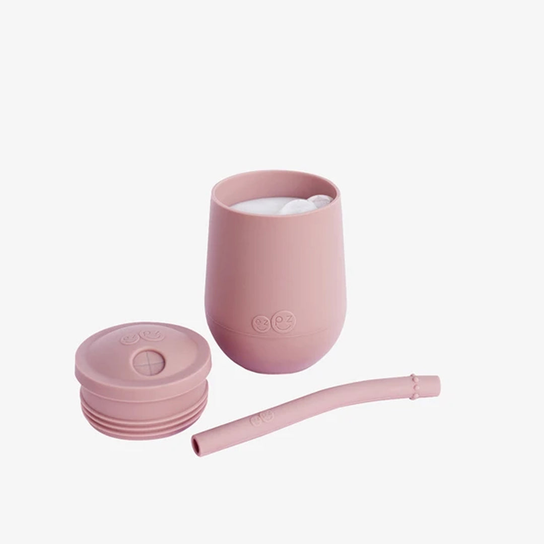 EZPZ Mini Cup + Straw Training System - Blush