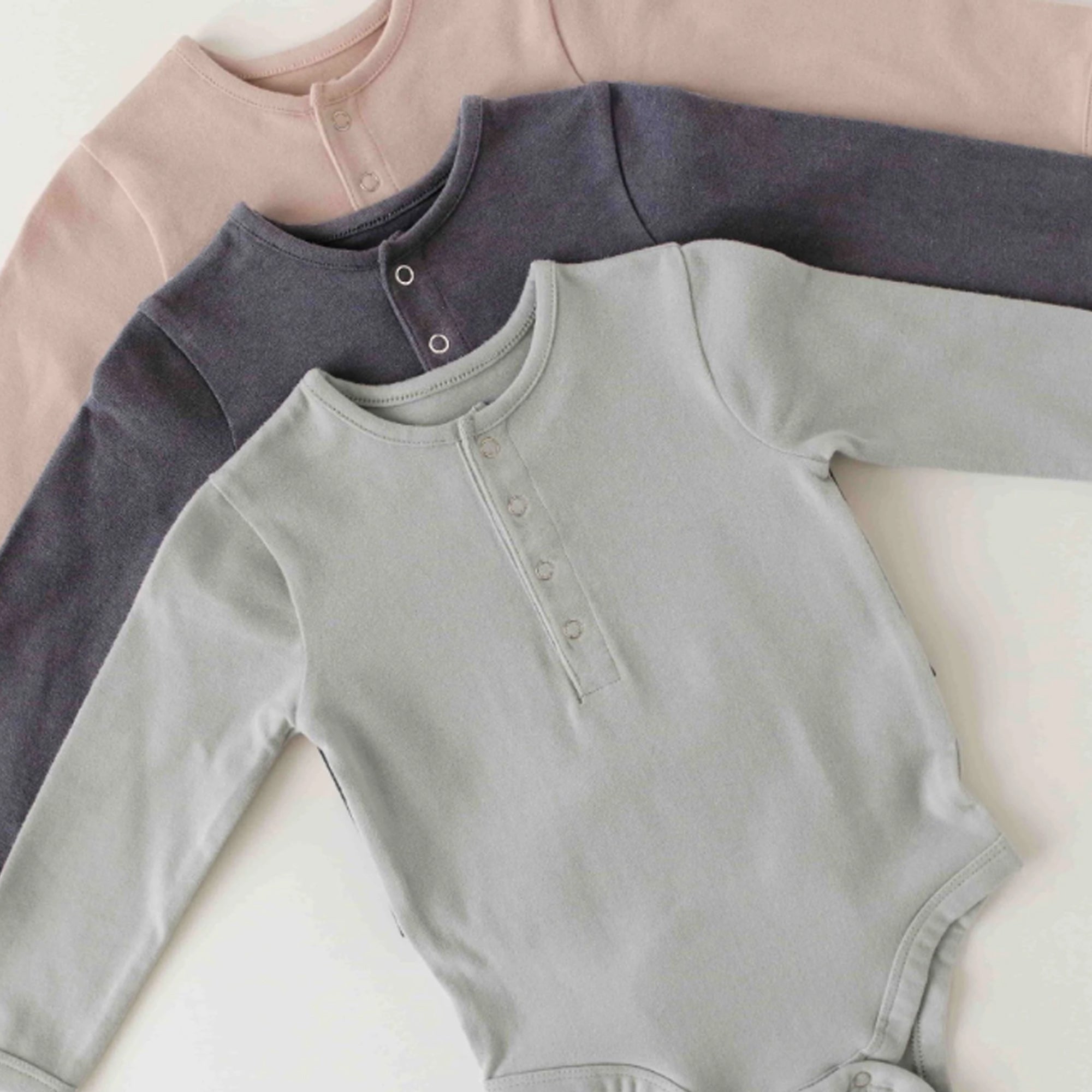 PEHR Organic Cotton Essential One-Piece - Pale Pink