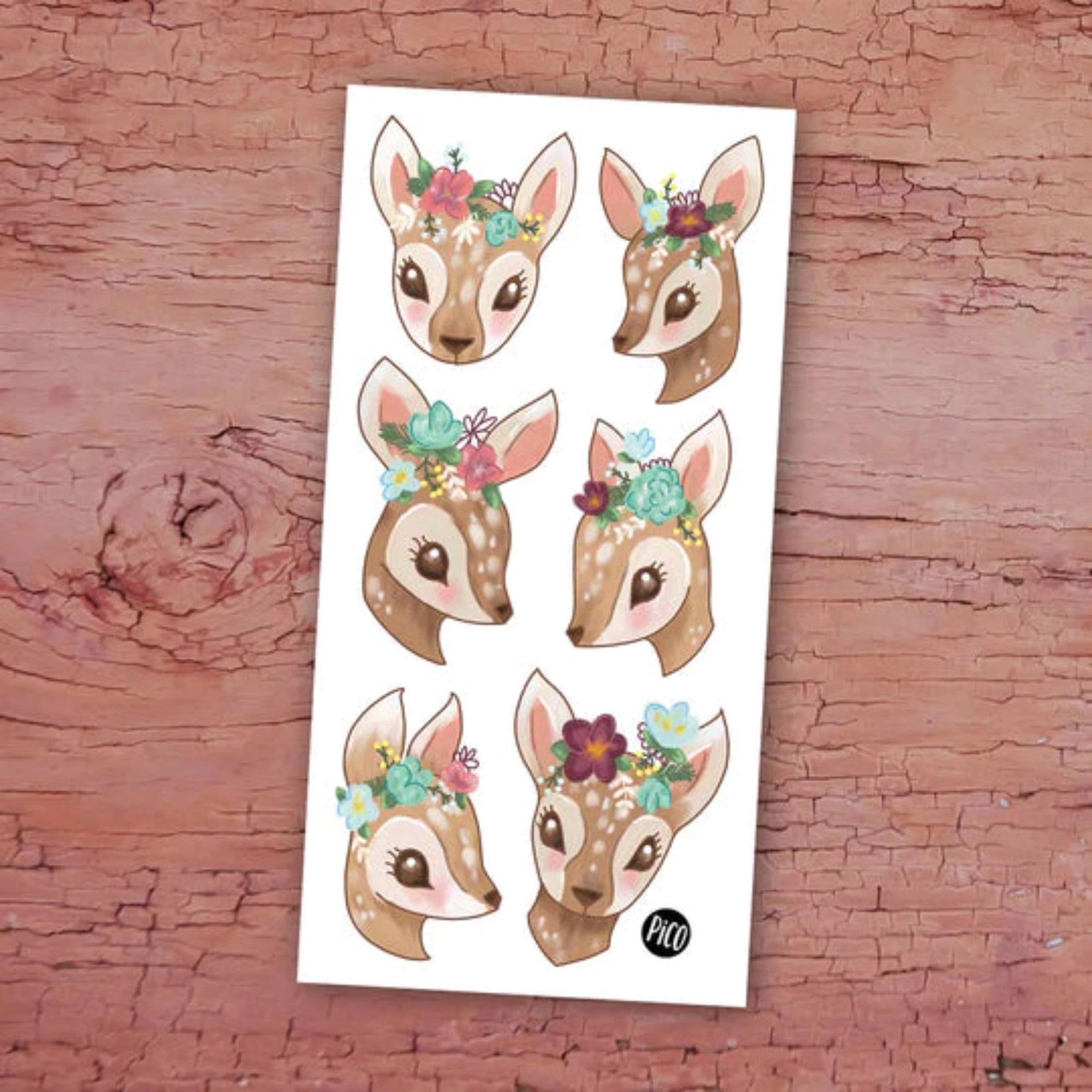 PICO TATOO Temporary Tattoo - Little Fawns