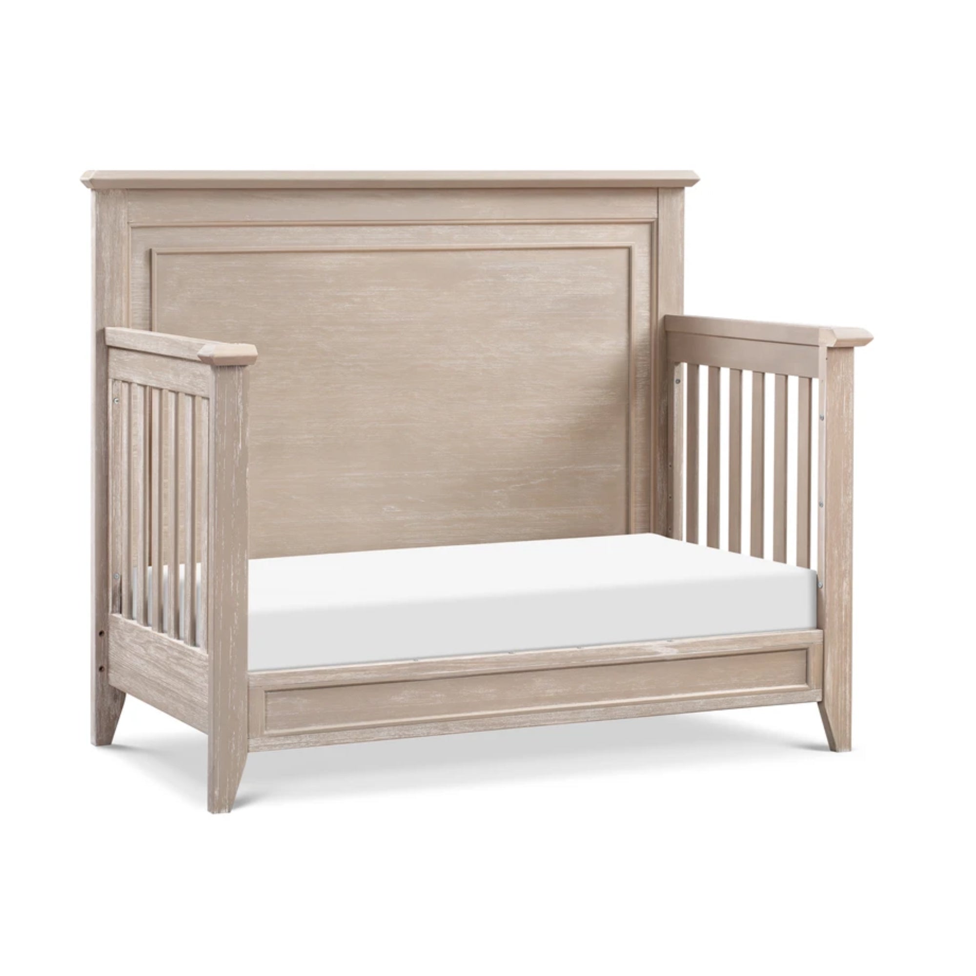 MONOGRAM by namesake Beckett Rustic 4-in-1 Convertible Flat Top Crib - Sandbar