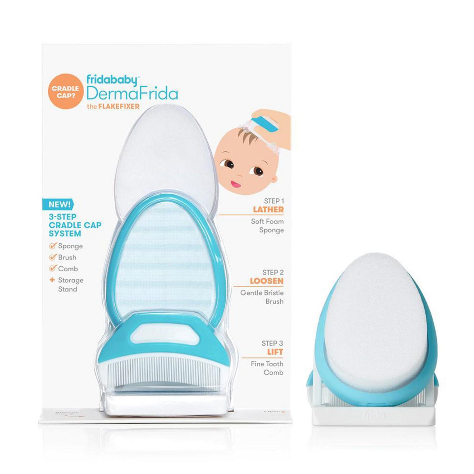 FRIDABABY DermaFrida the FlakeFixer 3-Step System