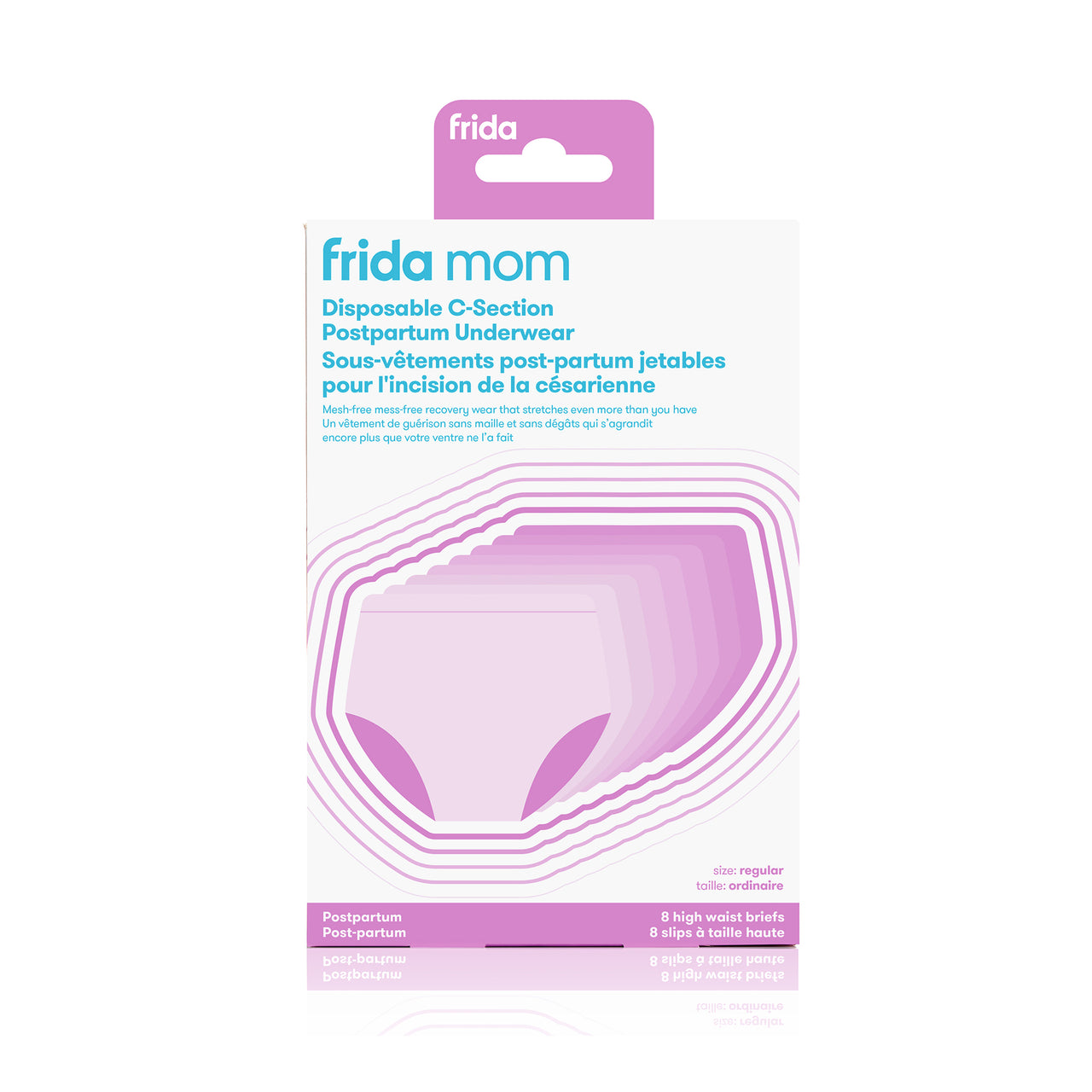 FRIDA MOM Disposable Underwear Highwaist CSection 8pk Small