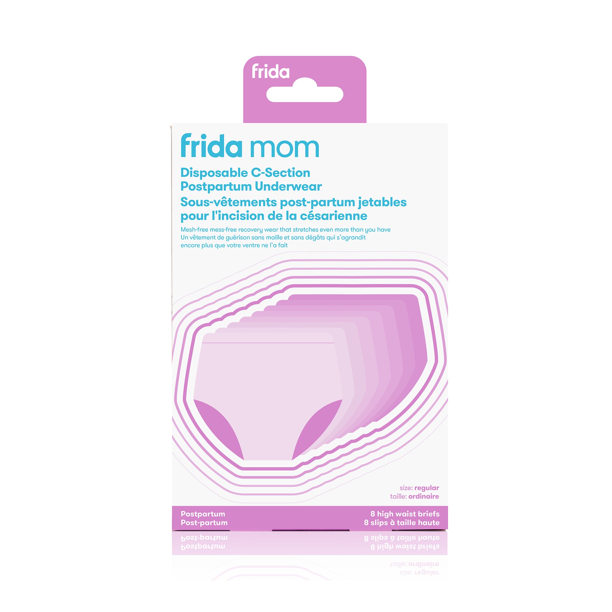 FRIDA MOM Disposable Underwear Highwaist CSection 8pk Regular