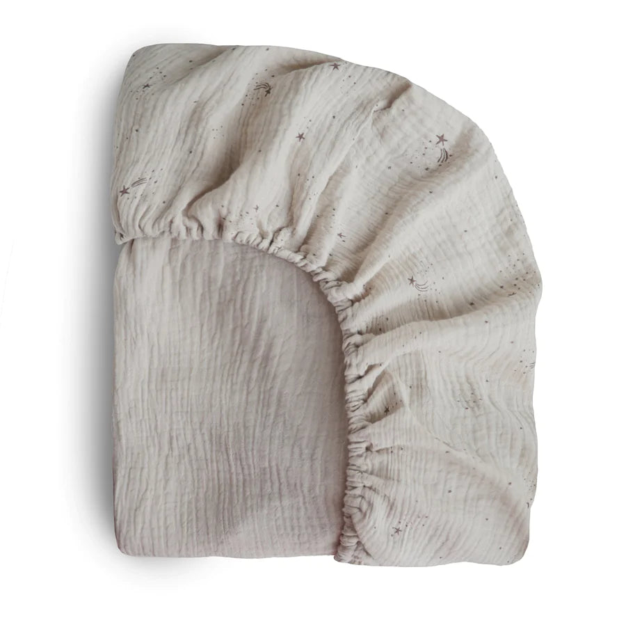 MUSHIE Extra Soft Muslin Crib Sheet