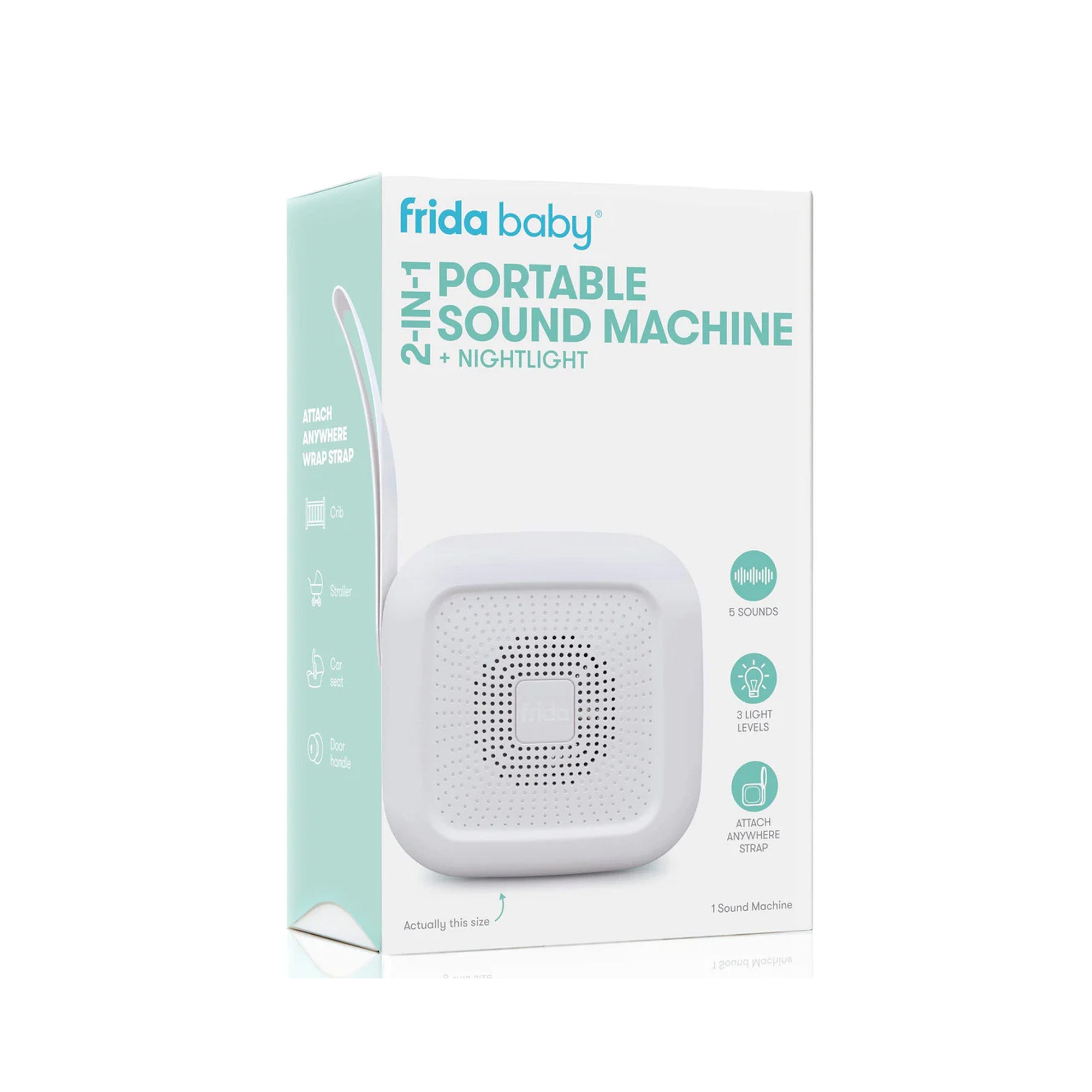 FRIDABABY Machine à sons portable et veilleuse 2 en 1