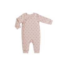 Thumbnail for PEHR Organic Cotton Front Snap Kimono Romper - Hatchling Fawn
