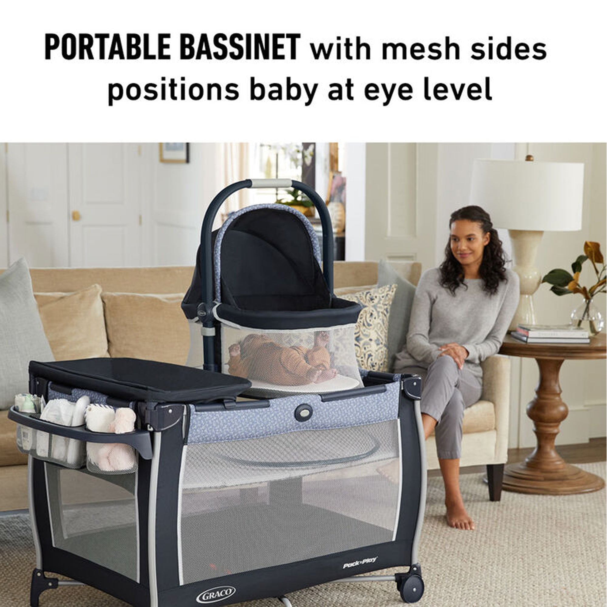 GRACO Pack 'n Play Day2Dream Travel Bassinet Playard - Rainier