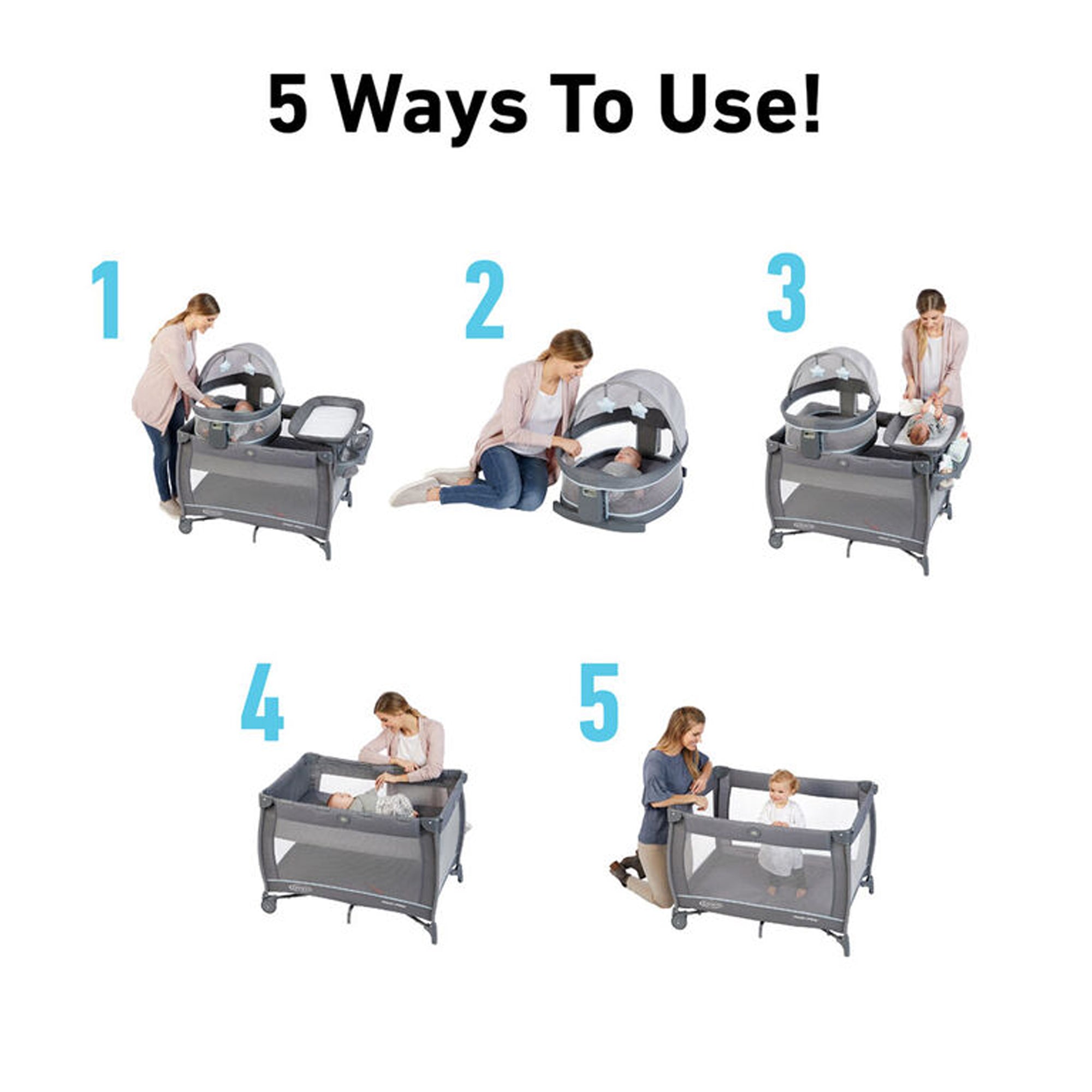 Parc de voyage GRACO Pack 'n Play Travel Dome LX