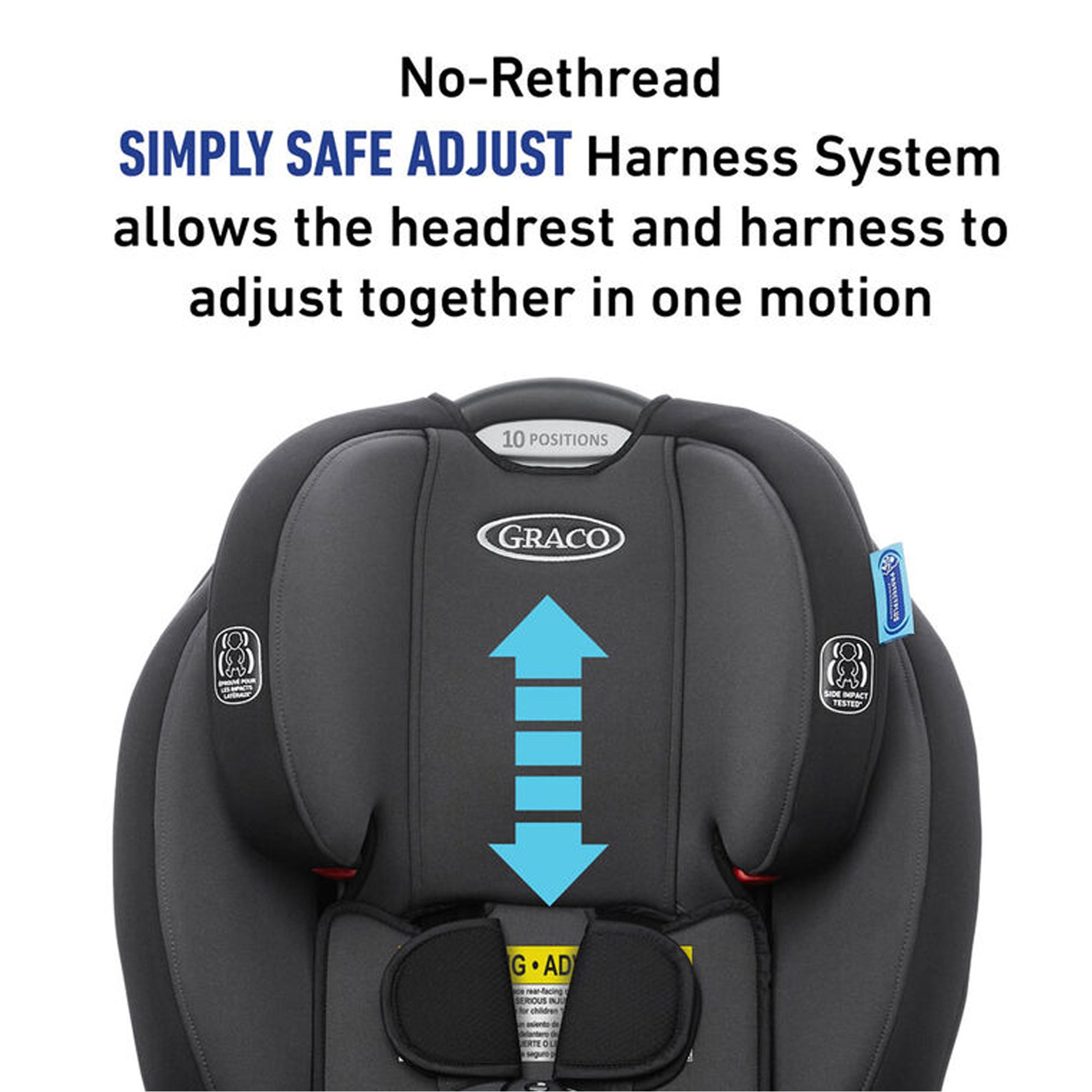 Siège auto 3-en-1 GRACO TrioGrow SnugLock avec barre anti-rebond - Prescott