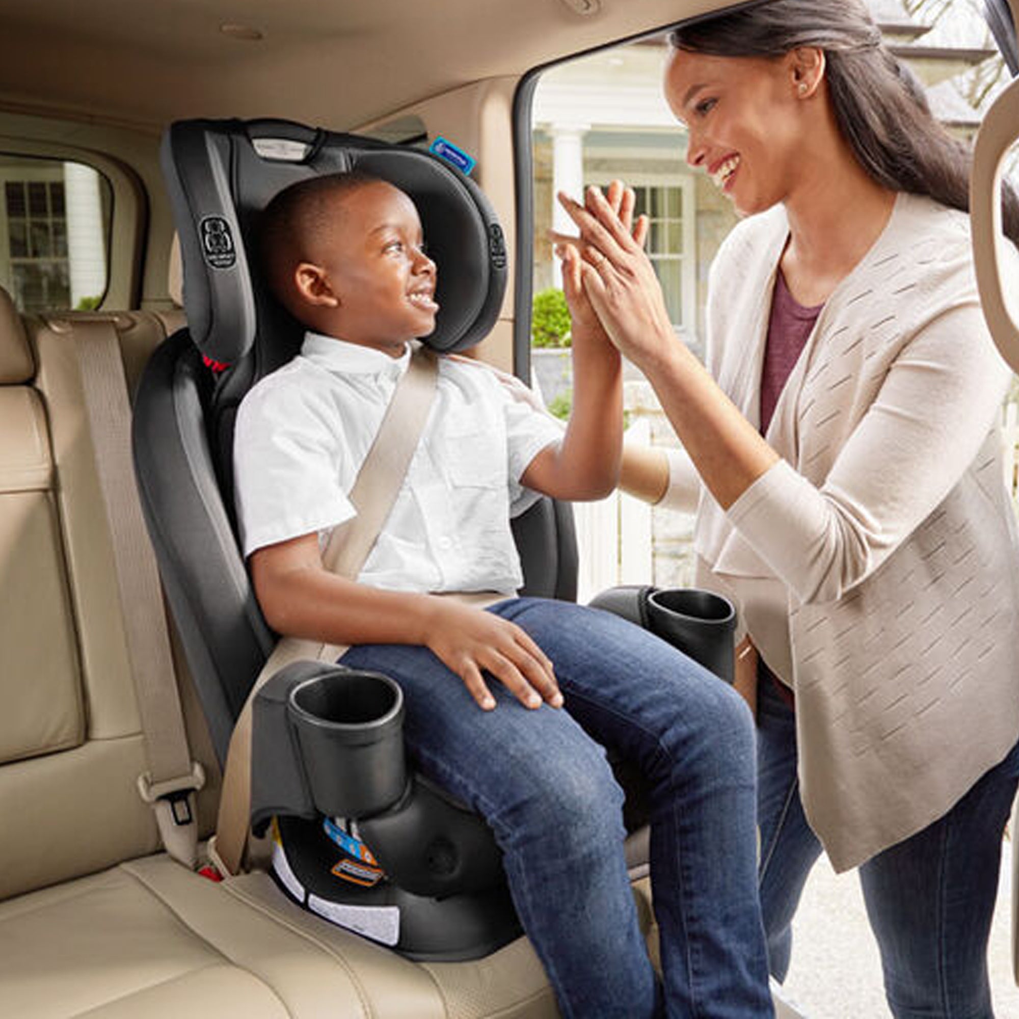 Siège auto 3-en-1 GRACO TrioGrow SnugLock avec barre anti-rebond - Prescott