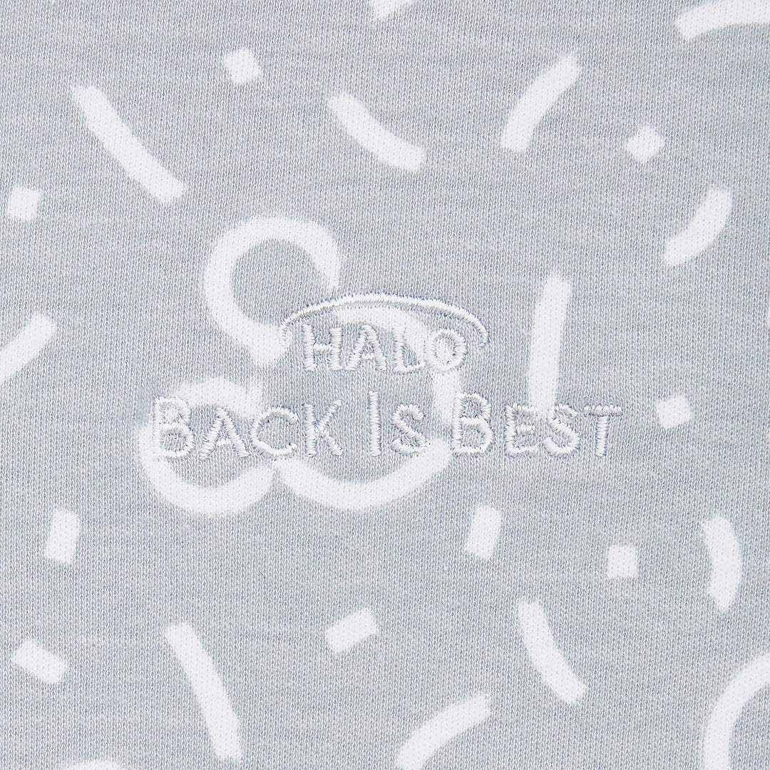 HALO SleepSack Disney Wearable Blanket Cotton (0.5 TOG) - Confetti Mickey Grey