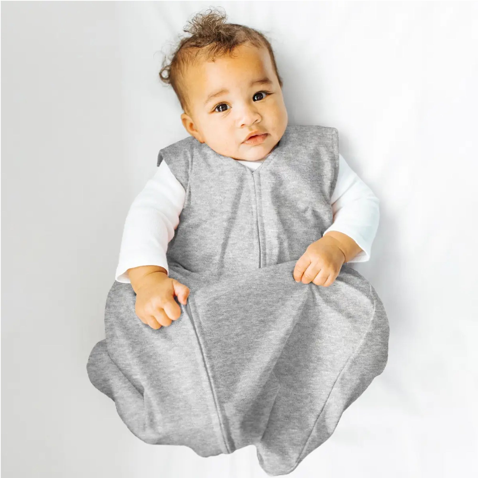 Couverture portable HALO SleepSack en coton (0,5 TOG) - Gris chiné