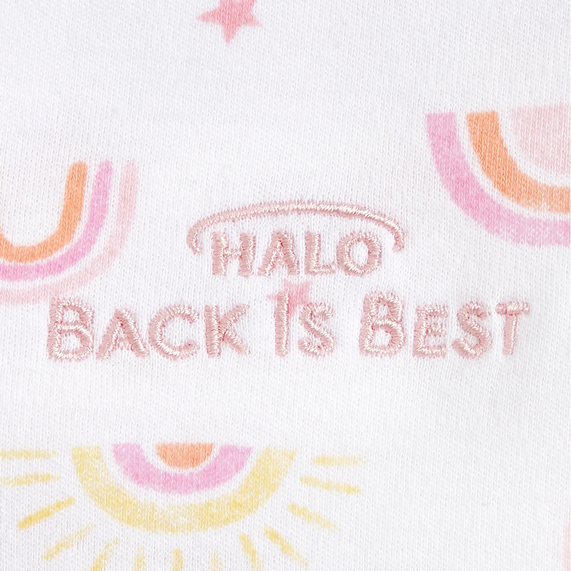 HALO SleepSack Wearable Blanket Cotton (0.5 TOG) - Sunshine Rainbows