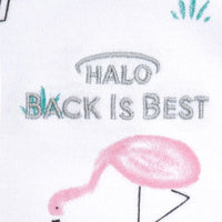 Thumbnail for HALO SleepSack Swaddle Cotton 1.5Tog - Flamingo