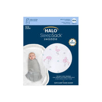 Vignette pour HALO SleepSack Swaddle Coton 1.5Tog - Flamingo