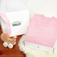 Thumbnail for HALO SleepSack Swaddle Organic Cotton Newborn Size (1.5 TOG) Gift Box - Strawberry