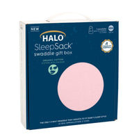 Vignette pour HALO Coffret Cadeau SleepSack Swaddle Coton Biologique Taille Nouveau-Né (1.5 TOG) - Fraise