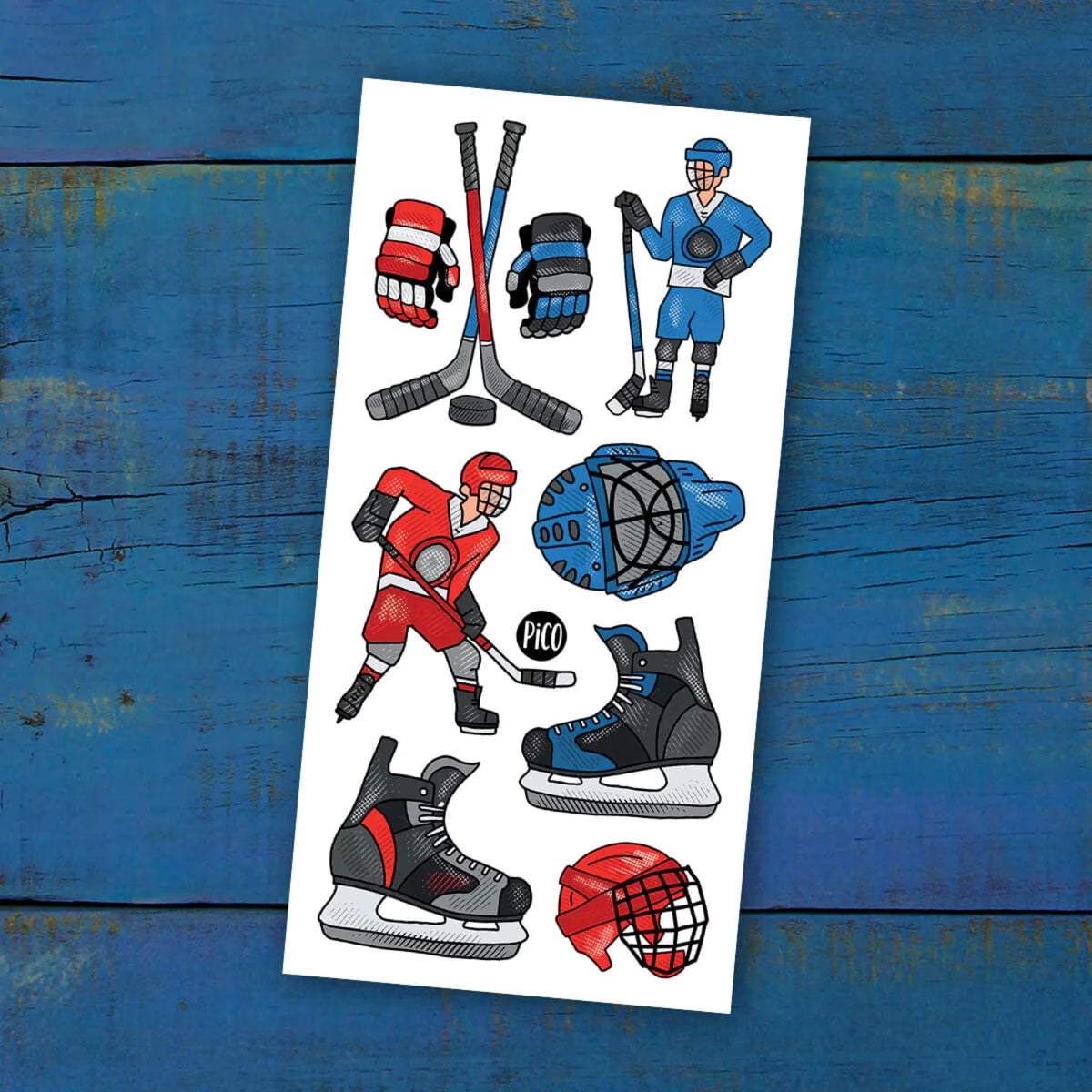 PICO TATOO Temporary Tattoo - Hockey Mania