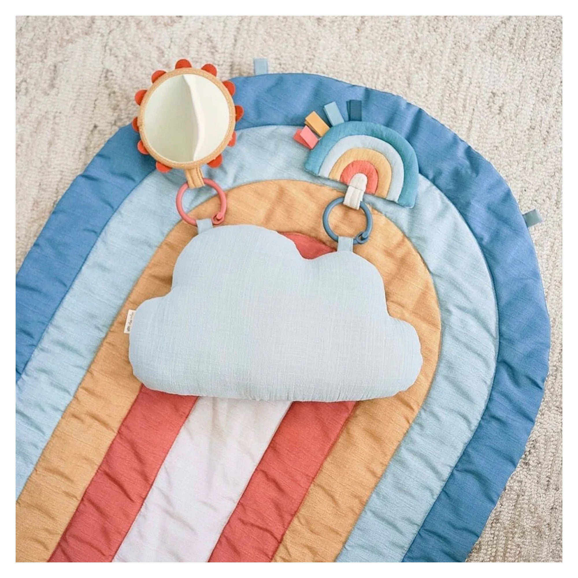Tapis de jeu arc-en-ciel ITZY RITZY Bitzy Bespoke Ritzy Tummy Time
