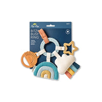 Thumbnail for ITZY RITZY Bitzy Busy Ring Teething Activity Toy - Cloud