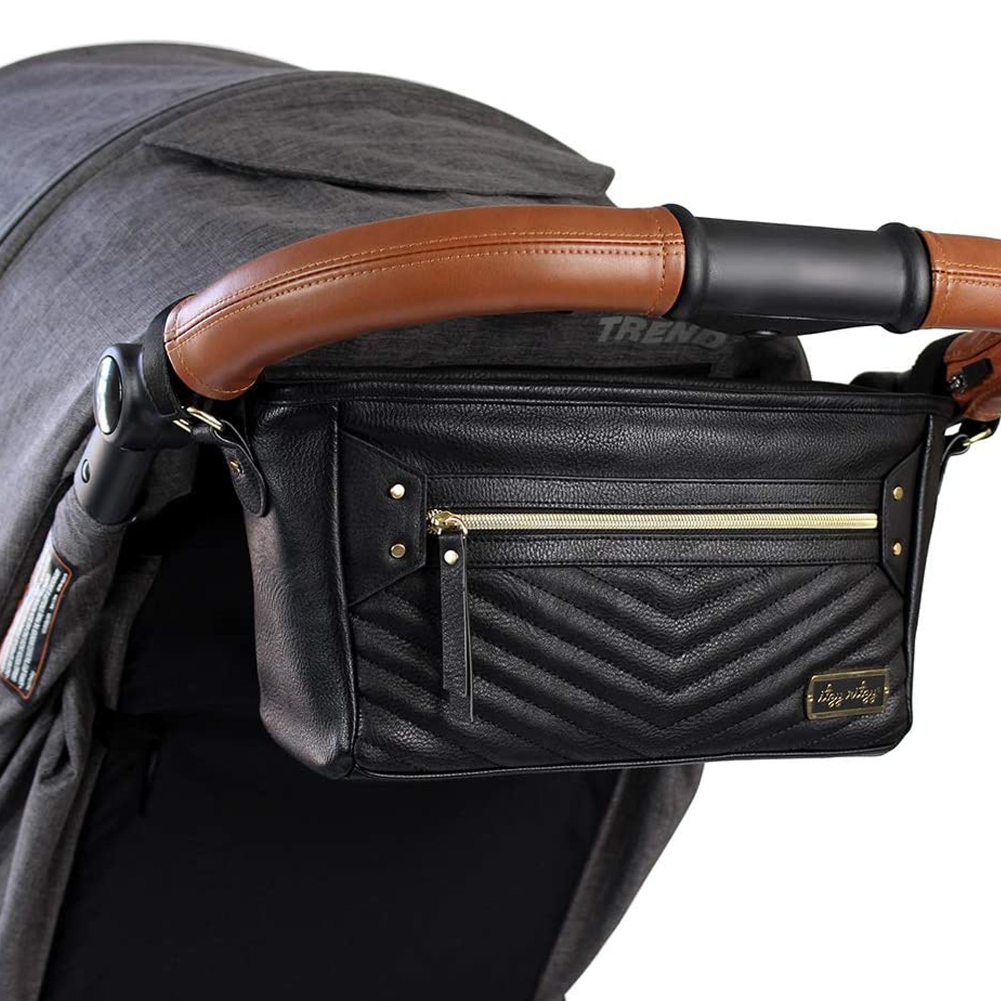 ITZY RITZY Stroller Caddy - Jetsetter Black