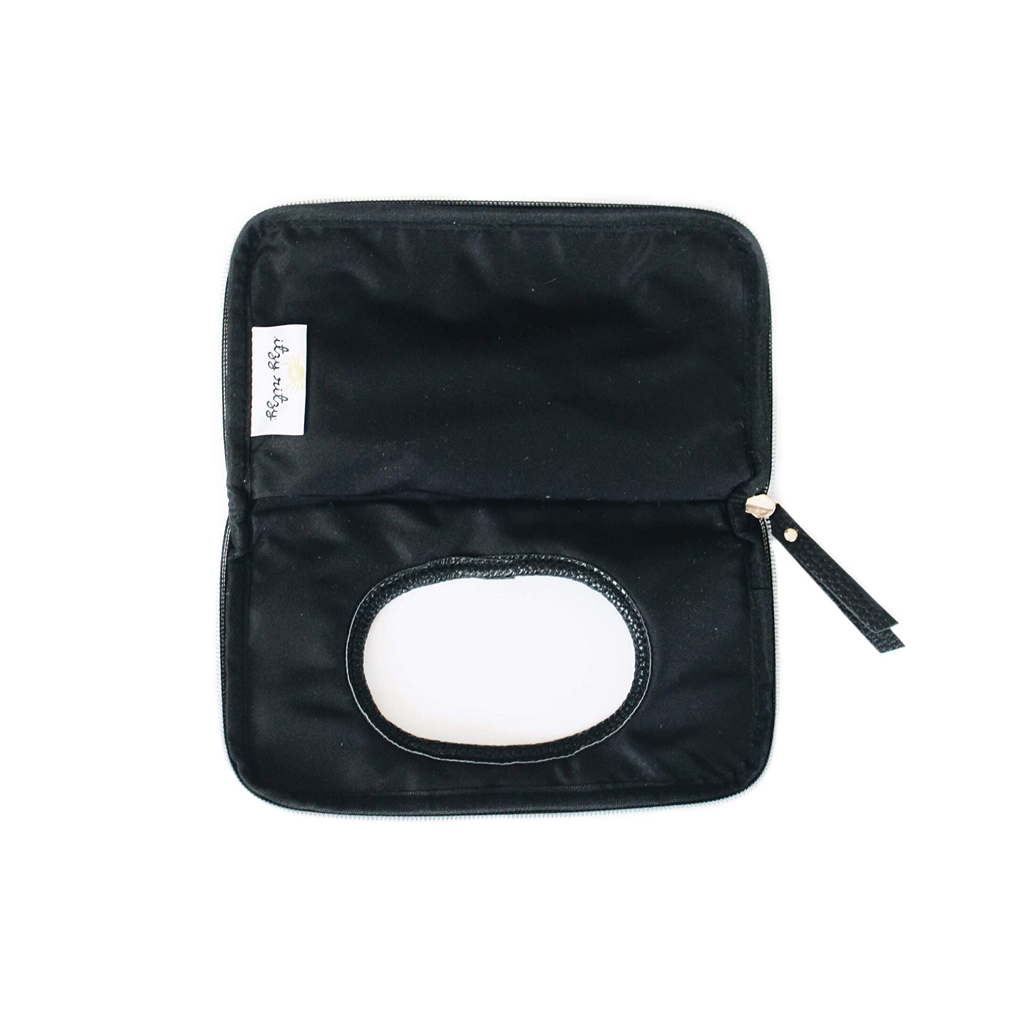 ITZY RITZY Travel Wipes Case - Coffee & Cream