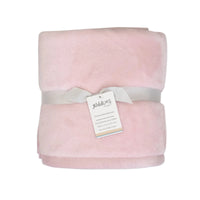Thumbnail for JUDDLIES Flannel Sherpa Blanket - Pink