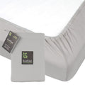 KUSHIES Crib Sheet Organic Jersey - Grey
