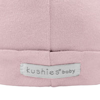 Thumbnail for KUSHIES Baby Cap 1-3m - Pink Solid