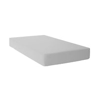Thumbnail for KUSHIES Percale Crib Fitted Sheet - GREY