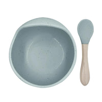 Thumbnail for KUSHIES Siliscoop Bowl & Spoon Set - Seafoam