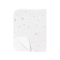 Kushies Portable Changing Pad Flannel - Pink Scribble Stars