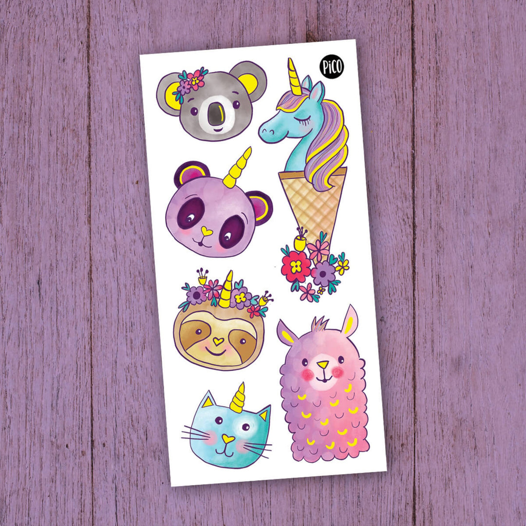 PICO TATOO Temporary Tattoo - Unicorners