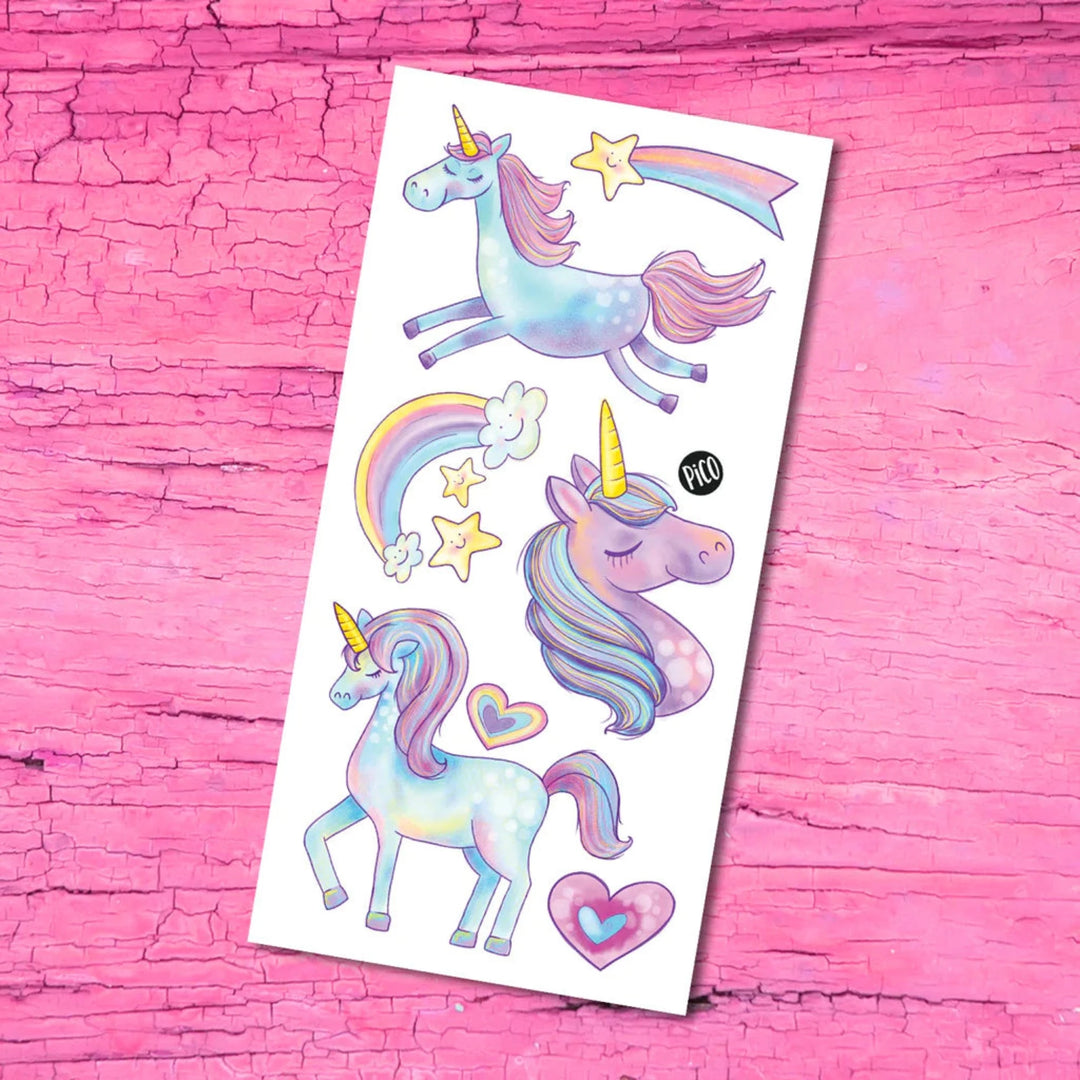 PICO TATOO Temporary Tattoo - Cute Unicorns