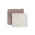 LITTLE UNICORN Organic Cotton Muslin Swaddle (2-Pack) - Floral Field Set